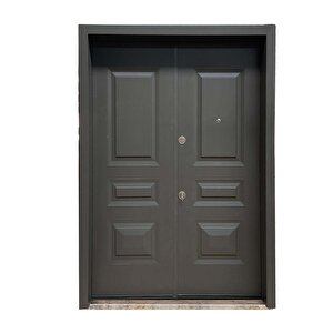 0171 Antrasit Kabartma Model Sac Kapı, Sac Apartman Kapısı