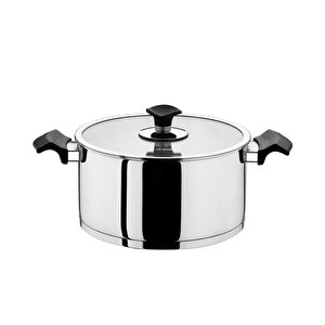 King Ideal Siyah Cam Kapak 20 Parça Çelik Çeyiz Seti