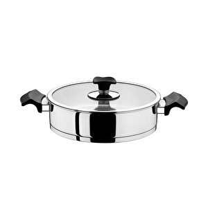 King Ideal Siyah Cam Kapak 20 Parça Çelik Çeyiz Seti