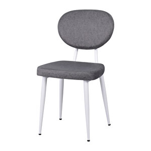 Vilinze Deniz Metal Sandalye Avanos Ahşap Mdf Mutfak Masası Takımı - 70x120 Cm