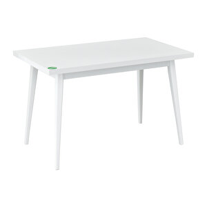 Vilinze Deniz Metal Sandalye Avanos Ahşap Mdf Mutfak Masası Takımı - 70x120 Cm