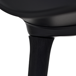 Tilia Gri-Siyah Plastik Bahçe Balkon Bistro Seti Katlanır Masa 60*60 Cm