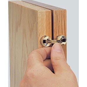 Silindir Masa Menteşesi Pirinç 16mm (2 Adet)