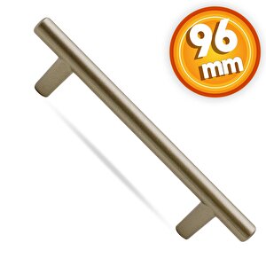 Gül Boylu Çekmece Dolap Kapak Kulpu Kulbu 96 Mm Saten Metal Kulp