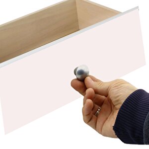 Mantar Düğme Kulp Çekmece Dolap Kapak Kulpu Kulbu Krom Metal Kulp