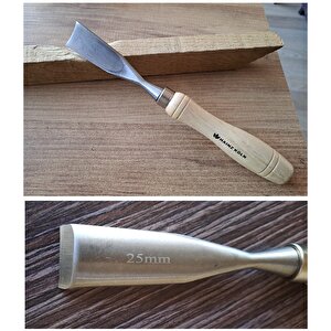 Ahşap Oyma konik ıskarpela Bıçak Kaşık Kuksa Oval Oyma Yontma Bıçağı 25mm