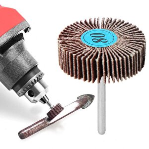 Flap Disk Taşlama Parlatma mini disk seti matkap gravür için Alüminyum Oksit 8 adet mini Zımpara takımı