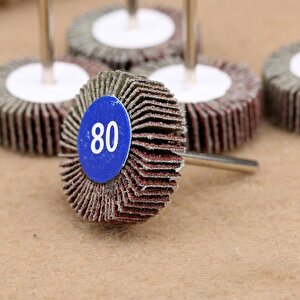 Flap Disk Taşlama Parlatma mini disk seti matkap gravür için Alüminyum Oksit 8 adet mini Zımpara takımı