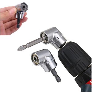 kör Köşe Vidalama aparatı açılı Delme Kör Nokta Aparatı 1/4 Hex Matkap Adaptörü Kısa Ve Uzun Altıgen bit giriş