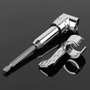 kör Köşe Vidalama aparatı açılı Delme Kör Nokta Aparatı 1/4 Hex Matkap Adaptörü Kısa Ve Uzun Altıgen bit giriş