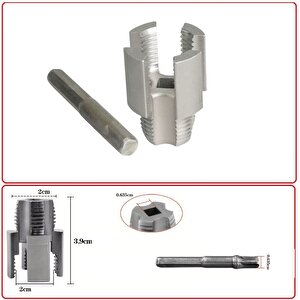 Pcv Su Borusu için iç Dış Klavuz Açma Aleti 1/2 Pprc Plastik Borular için diş açma Pafta Aparatı 20mm