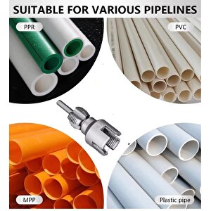 Pcv Su Borusu için iç Dış Klavuz Açma Aleti 1/2 Pprc Plastik Borular için diş açma Pafta Aparatı 20mm