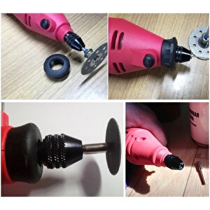 Banco Bn5 Ban-co Mini Gravür Makinası Için Otomatik Mandren 3 Çeneli Anahtarsız Mandrel 7mm Penset