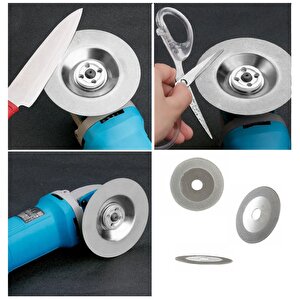 Bıçak satır balta bileme diski 100mm elmaslı bileme eğeleme disk avuç taşlama spiral uyumlu diamond disk