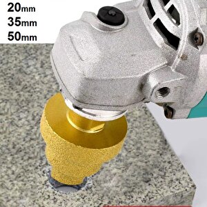 Fayans Mermer Beton Cam Raybası Delme Taç Elmas Pah Kırma Freze Uçları Delik Testeresi Frezeleme