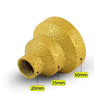 Fayans Mermer Beton Cam Raybası Delme Taç Elmas Pah Kırma Freze Uçları Delik Testeresi Frezeleme