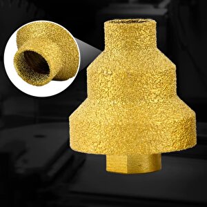 Fayans Mermer Beton Cam Raybası Delme Taç Elmas Pah Kırma Freze Uçları Delik Testeresi Frezeleme