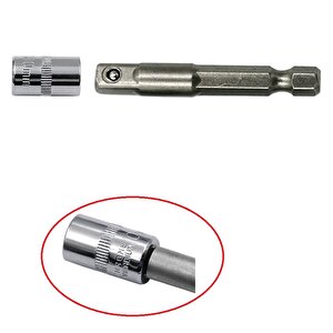 Altıgen  Hex Adaptörlü Shank 1/4" Girişli 3/8" Mandren Lokma  Matkap Ucu Seti