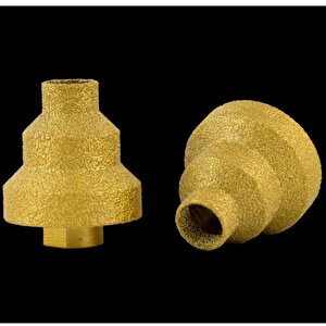 Fayans Mermer Beton Cam Raybası Delme Taç Elmas Pah Kırma Freze Uçları Delik Testeresi Frezeleme