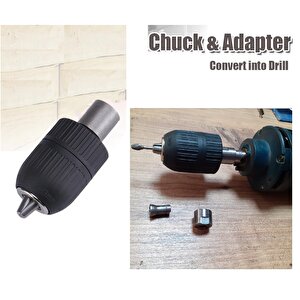 Aeg Gs 500 E 500 W Kalıpçı Taşlama Motorunu Mandrene Dönüştüren Kaplin Adaptör Otomatik Mandren Set