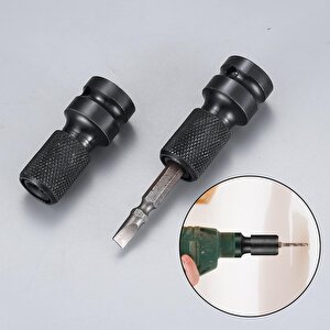 somun sökme darbeli matkap makinesi için 2li mandrenli bits adaptörü tornavida vidalama sökme takma