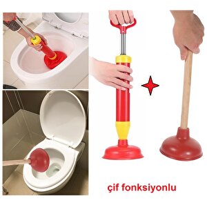 Banyo Sifon wc Klozet Evye Lavabo gider pompası kaucuk başlıklı güçlü vakum Pis Su Tahliye Pompası çift fonksiyonlu pisuvar