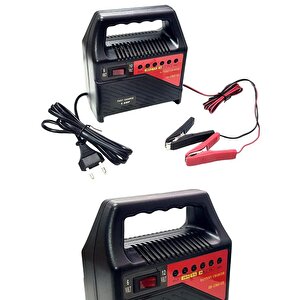 Motosiklet Araç Tekne Aküleri Pilli çocuk arabaları için Akü Şarj Cihazı 6/12 V 6 Amper Led Göstergeli araba aküsü şarj Makinesi