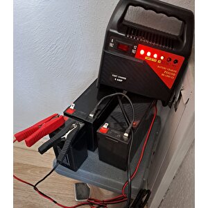Motosiklet Araç Tekne Aküleri Pilli çocuk arabaları için Akü Şarj Cihazı 6/12 V 6 Amper Led Göstergeli araba aküsü şarj Makinesi