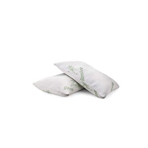 Pink Home Bamboo Yastık 50x70 Visco Bamboo Yastık 2'li Paket