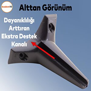 Aspen Lüks Mobilya Kanepe Sehpa Tv Ünitesi Koltuk Ayağı 15 Cm Baza Ayak Siyah