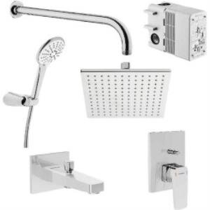 Artema Root Square Ankastre Banyo Seti Rain Q A49280 Krom