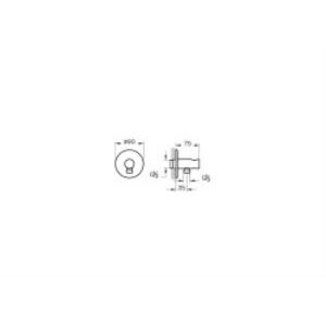 Vitra Origin A4262536 Ankastre El Duşu Ucu - Mat Siyah