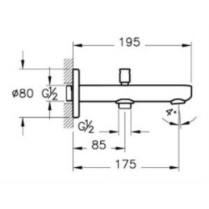 Artema Root Round Çıkış Ucu A4271926 El Duşu Çıkışlı - Bakır