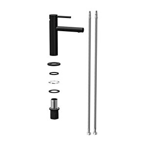 Vitra Origin A4255636 Lavabo Bataryası, Mat Siyah