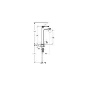 Artema Brava A42610 Yüksek Lavabo Bataryası