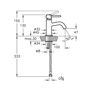 Artema Minimax S A41579 Tek Girişli Lavabo Musluğu