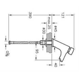 Artema Aquatouch Zaman Ayarlı Lavabo Bataryası A47059 Krom