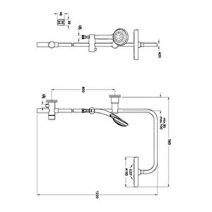 Artema System Rain A45598  Lh 21duş Kolonu