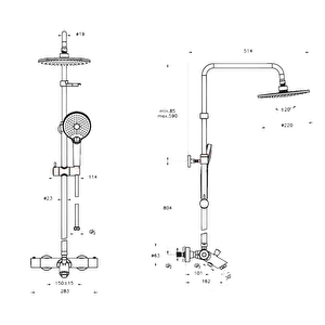 Artema Aquaheat Joy 220b Banyo Sistemi A47208 Krom
