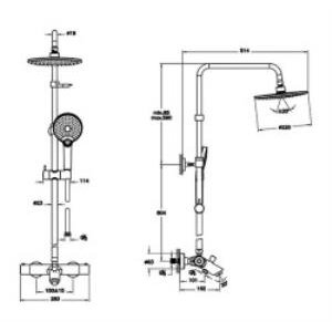 Artema Aquaheat Joy 220b Banyo Sistemi A47208 Krom