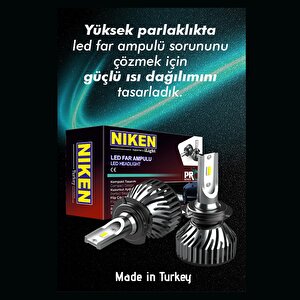 Niken Far Ampulü Led Xenon Pro Serisi H11