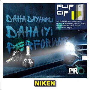 Niken Far Ampulü Led Xenon Pro Serisi H4