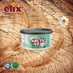 Elix Organik Metal Kutuda Doğal Liflere Emdirilmiş Özel Aromalı Koku - Arktik Buz