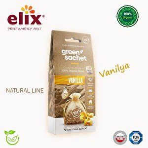 Elix Natural Ahşap Granüllere Emdirilmiş Özel Aromalı Koku - Vanilya