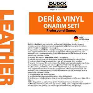 Quixx Deri & Vinil Döşeme Onarım Seti