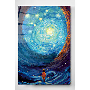 Soyut Cam Tablo, Dekoratif Cam Tablo 101x152 cm