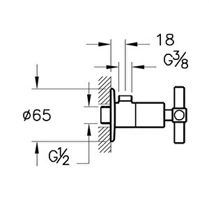 Artema Juno A4155123 Ara Musluk Altın