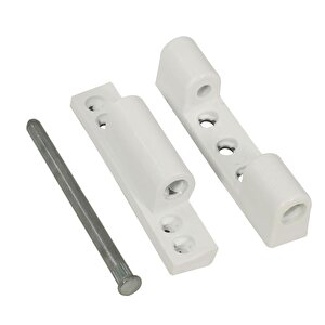 Pvc Pimapen Pencere Menteşesi 90 Mm Sac Destekli Menteşe Beyaz