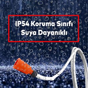 Sağlam Monofaze Kauçuklu Kablo Bahçe Dış Mekan Korunaklı Ip54 Su Geçirmez Turuncu Dişi Fiş Tek 16a