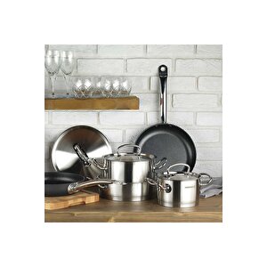 Proline 8 Parça Tencere Seti Inox A1147